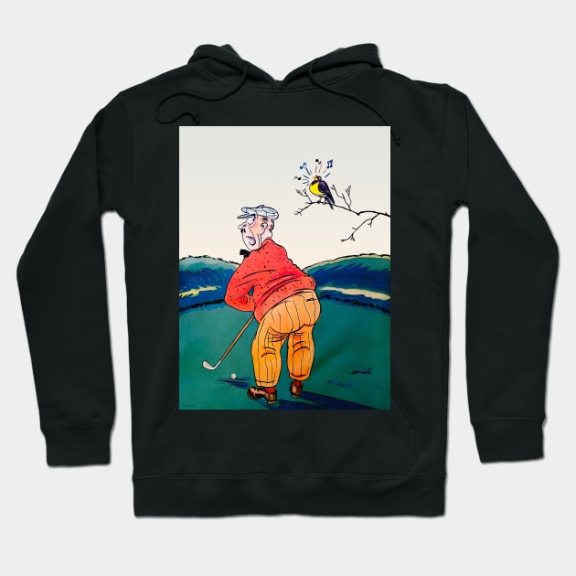 1931 Golf Cartoon Hoodie by ArtShare